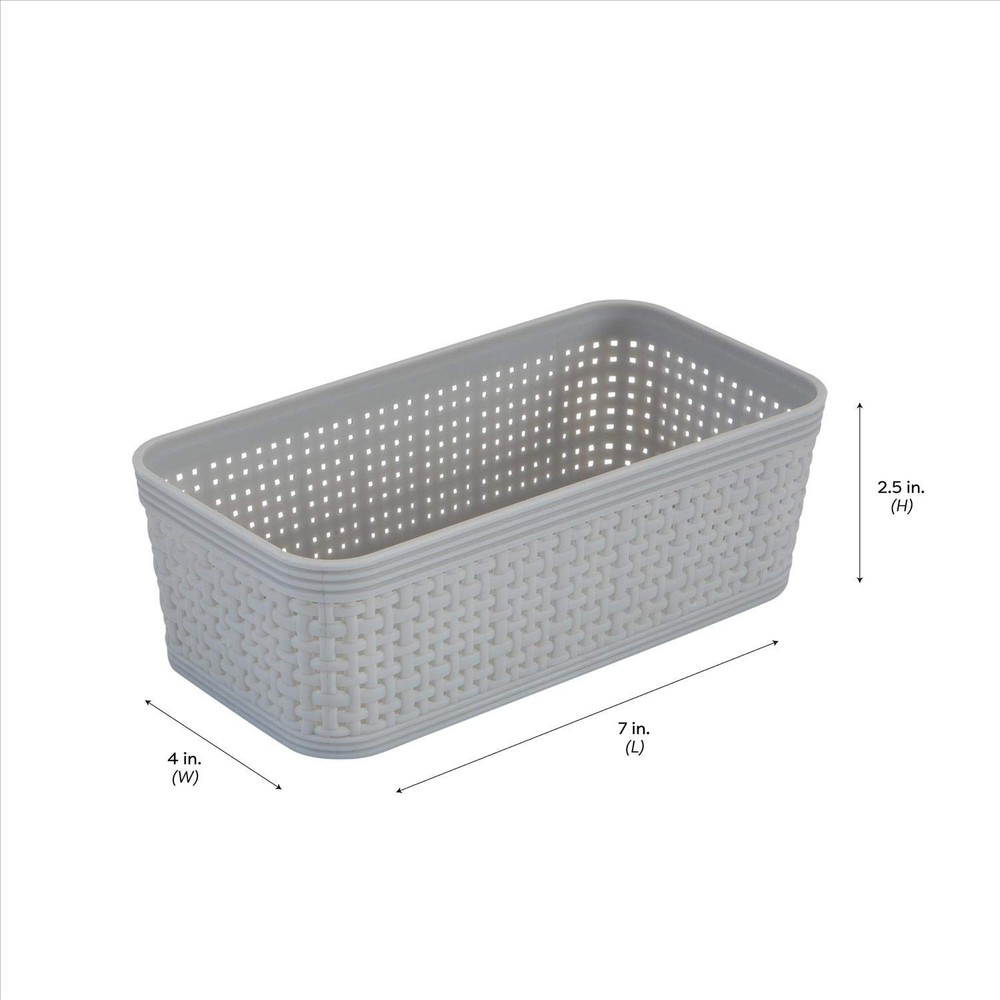 Simplify 10 Piece Organizing Set | Multiple Size Bins | Multipurpose | Office...