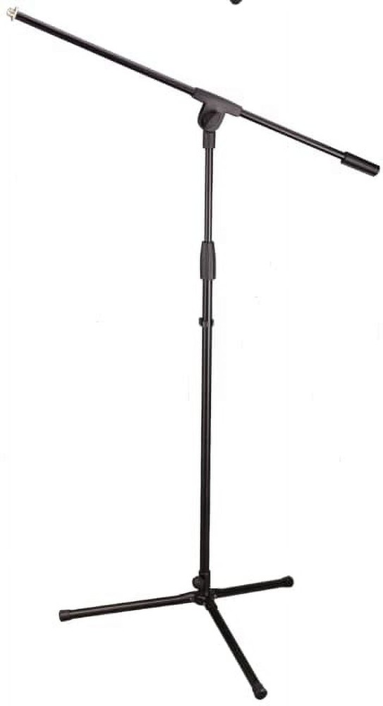 Xpix Tripod Boom Microphone Adjustable Floor Stand - Black