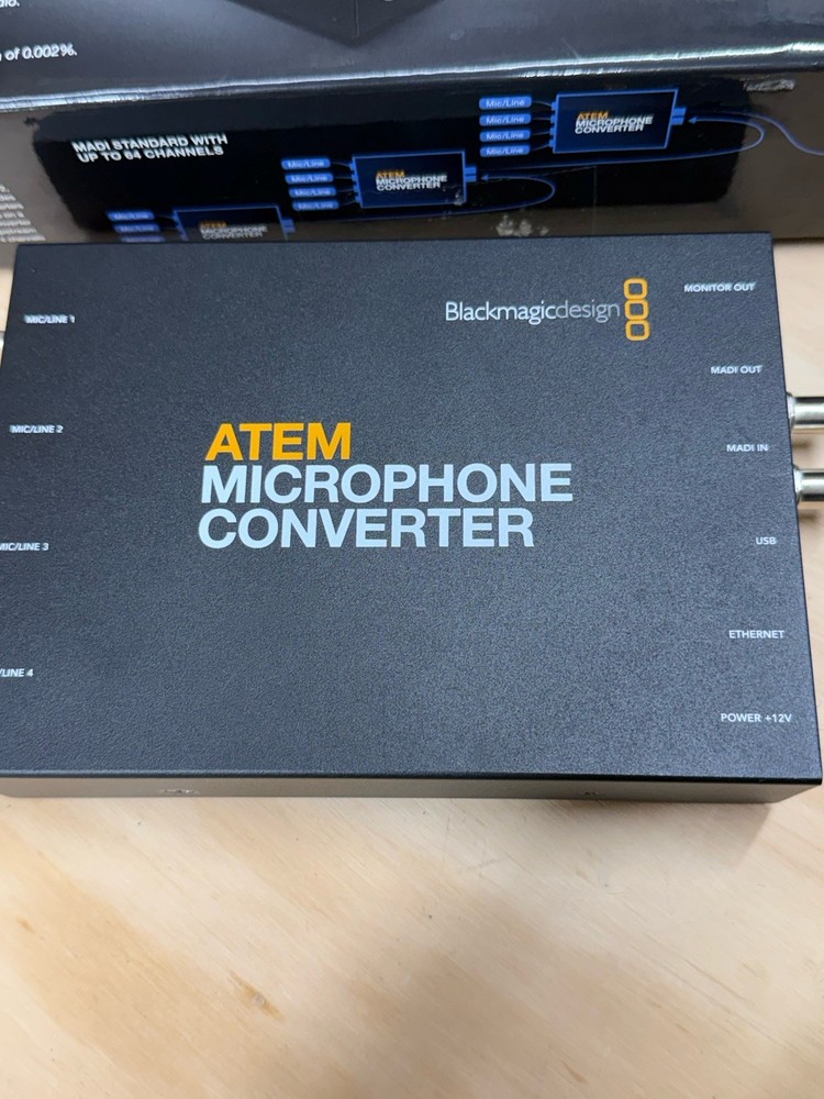 Blackmagic Design ATEM Microphone Converter MADI