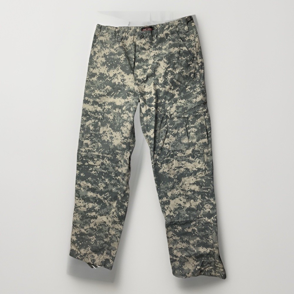 Tru-Spec Camo Adjustable Size Pants Digital Army Pattern Cotton Size MEDIUM