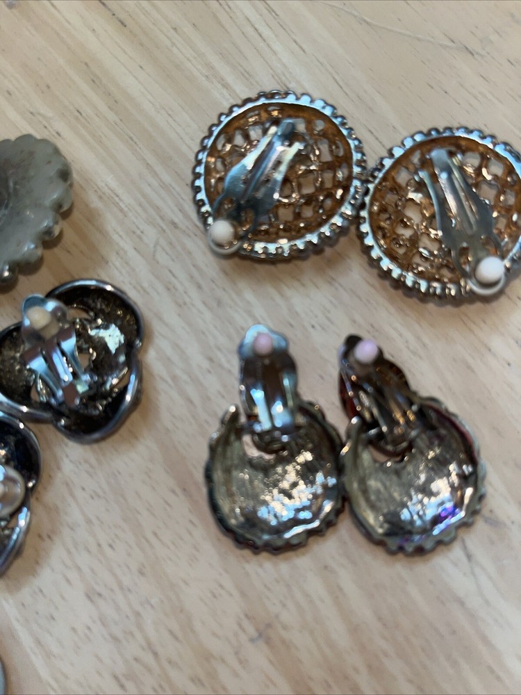 Mixed Lot Vintage Clip Earrings