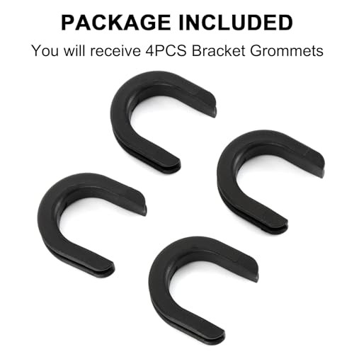 Sissy Bar Backrest Luggage Rack Side Panel Bracket Grommet, Motorcycle Side