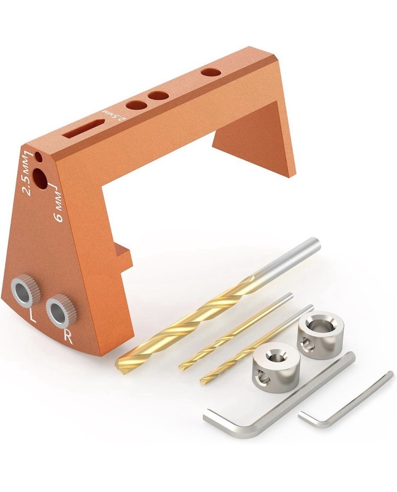 Undermount Drilling Guide - Durable Aluminum Drill Angle Guide w/Steel Insert...