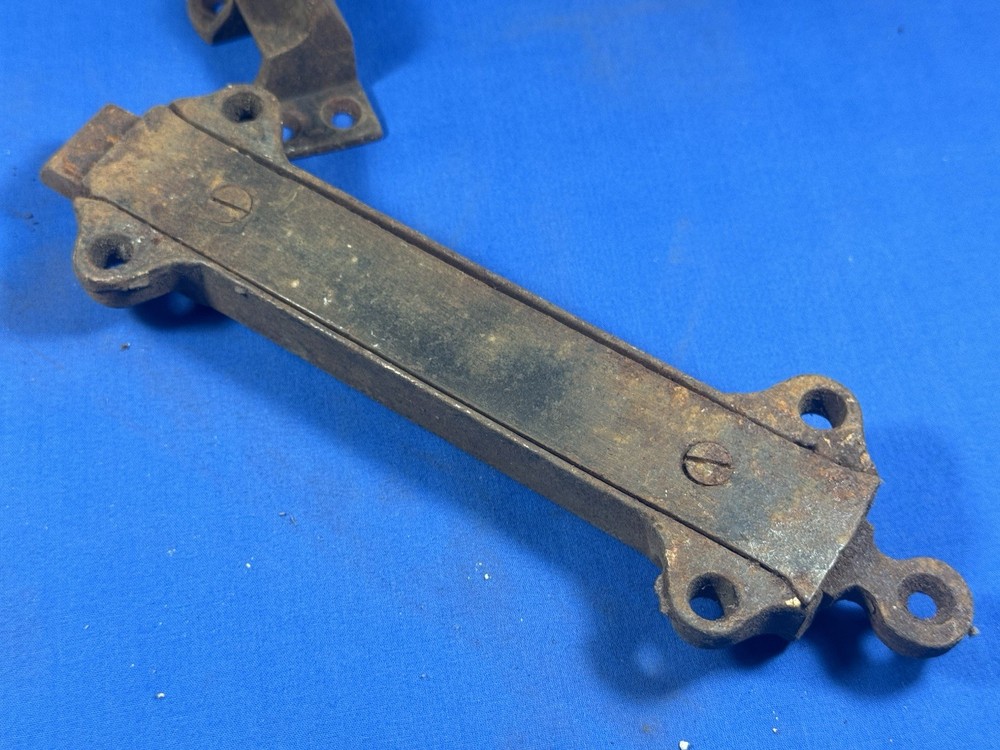 Victorian Door Latch, Spring Loaded ~ Double Entry Door Hardware, No Pull Chain