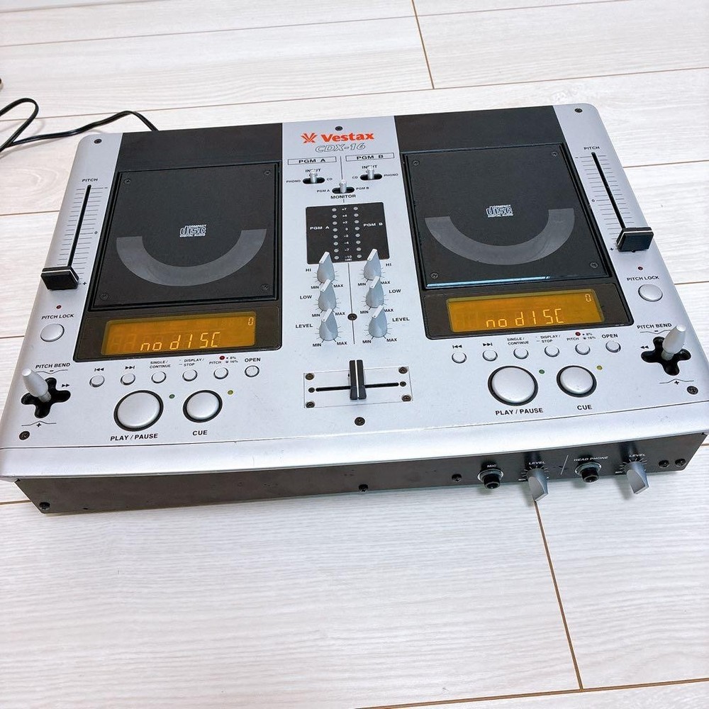 VESTAX Dual CD Player CDX-16 JUNK