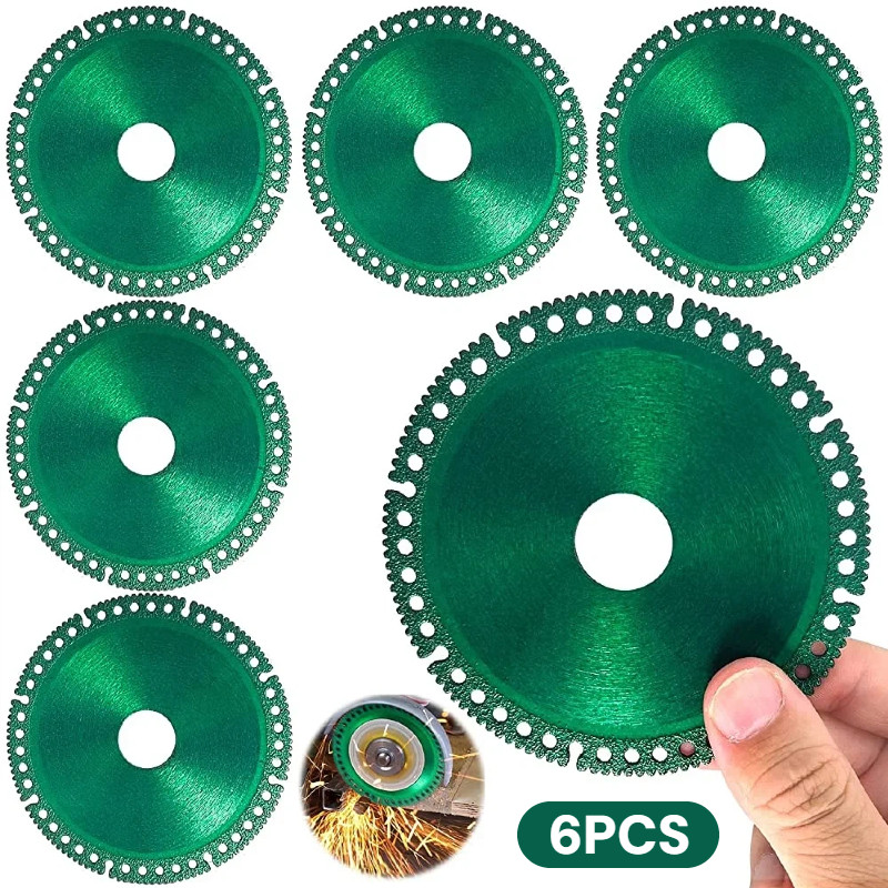 Indestructible 100mm Cutting Discs (6-Pack) – Universal for Angle Grinder Use