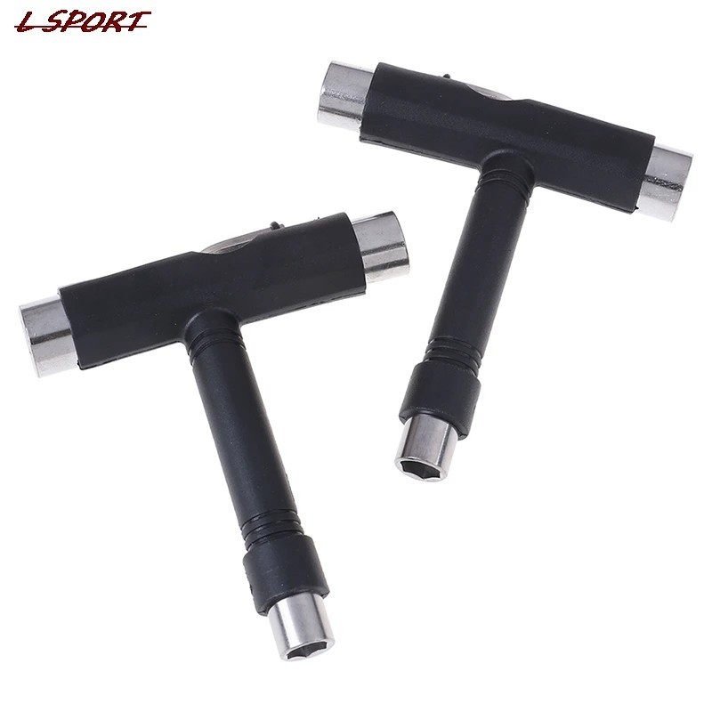Skateboard T Tool Multi Function Wrench Roller Skate Repair Tool