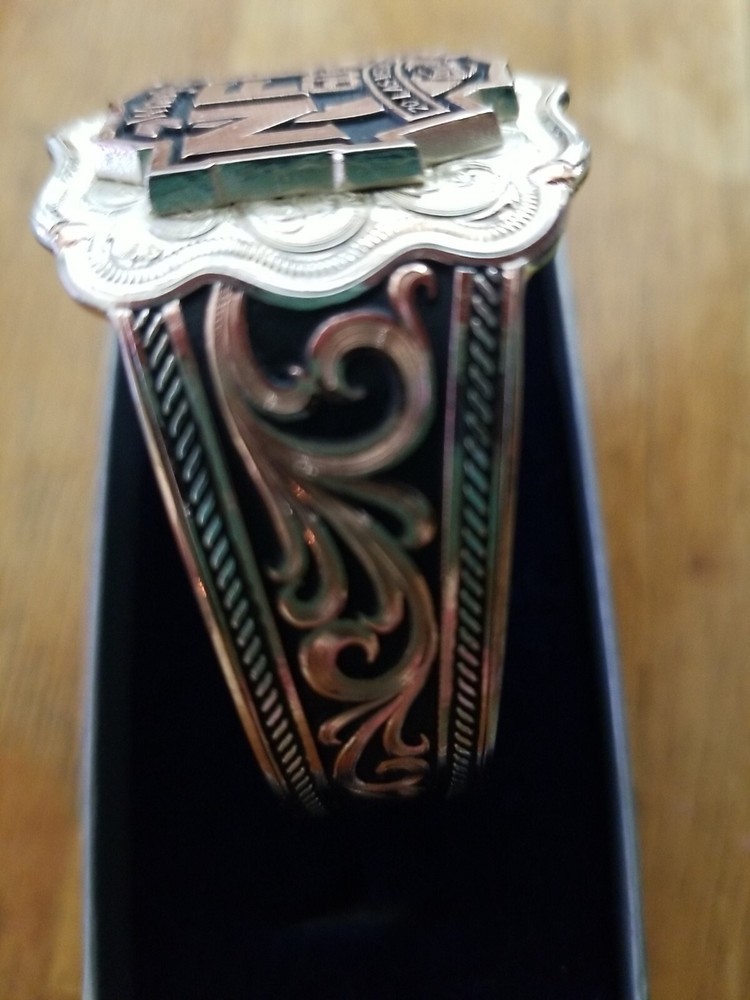 Montana Silver NFR "60th" Anniversary Cuff...MINT!!