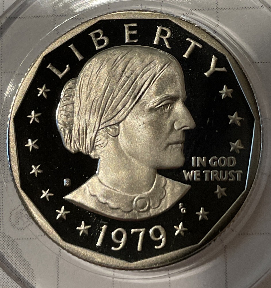 1979 S PROOF SUSAN B ANTHONY DOLLAR FROM PROOF SET