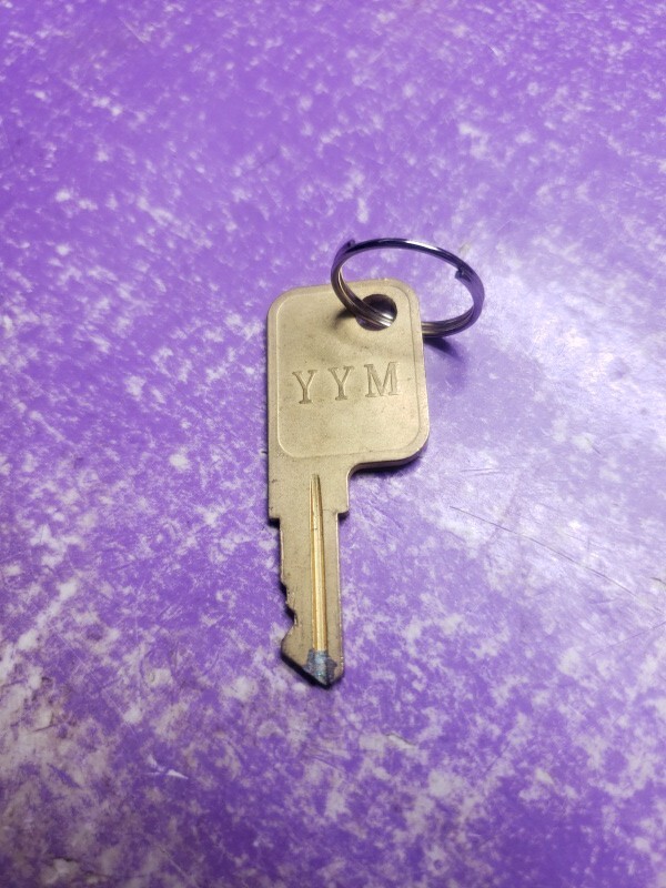 Brass Key MARKED YYM 0914 UNKNOWN