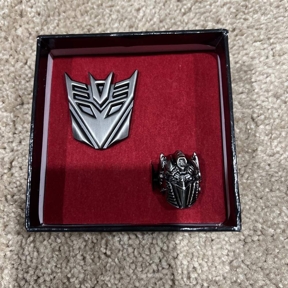 Transformers Accessory Set For Men - Ring And Pin