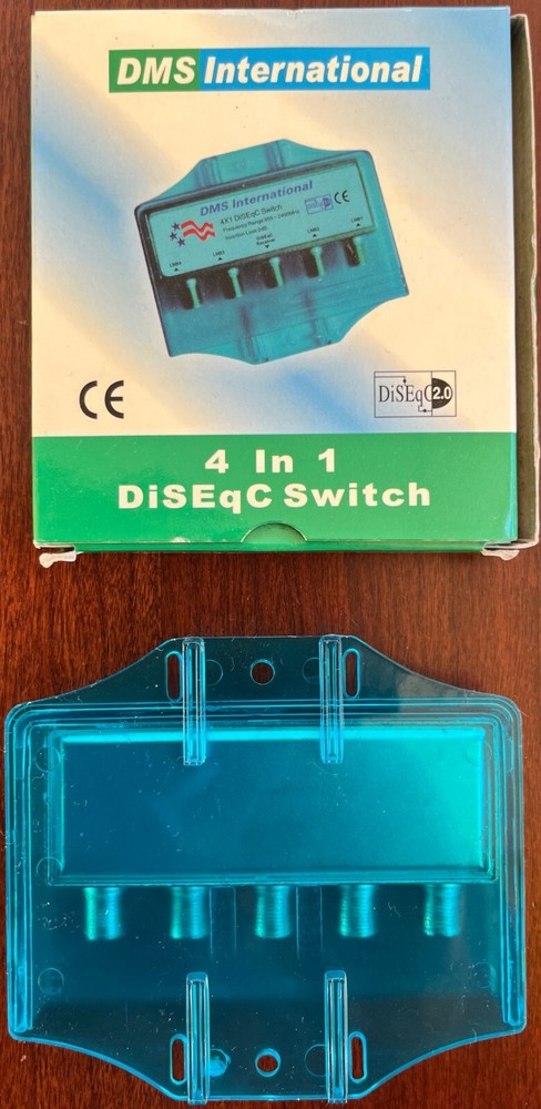 4 in 1 ( 4x1 ) DiSEqC Mini Switch DMSI Brand (Bin: C)