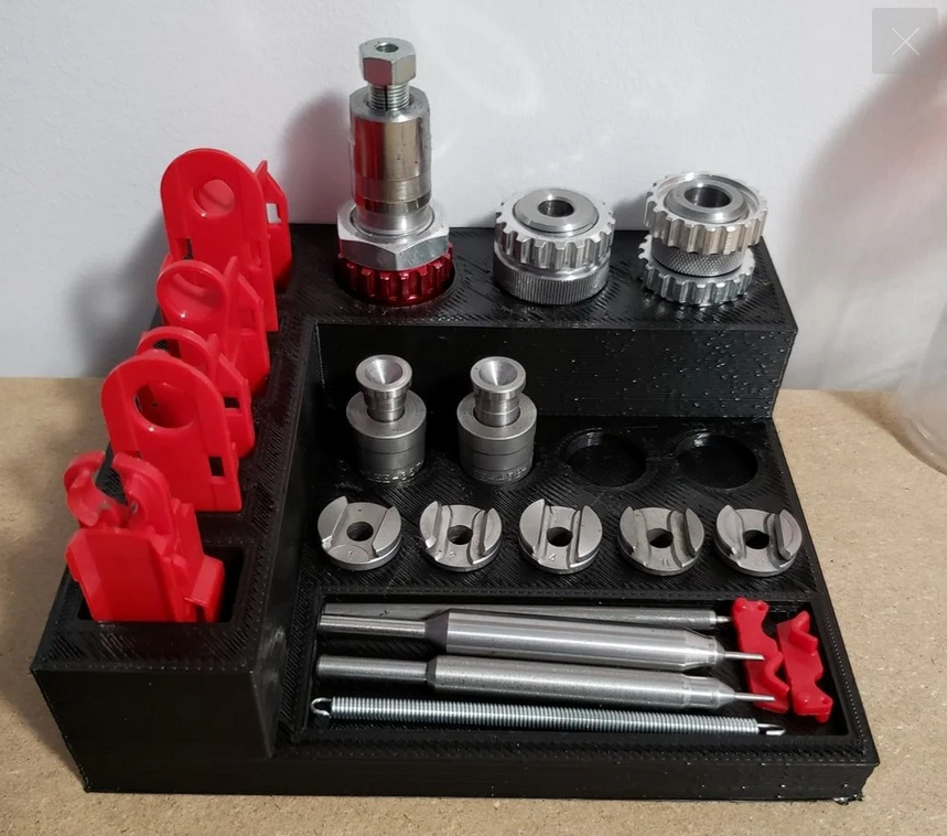 Lee APP Press Tool Organizer - 3D Printed