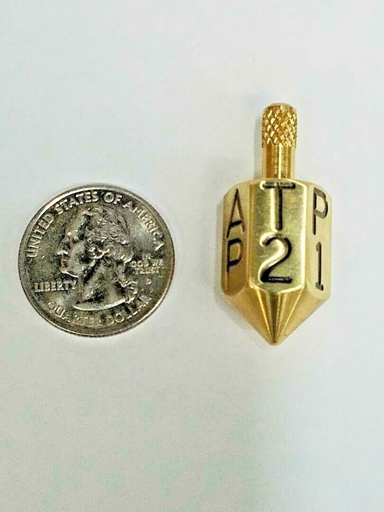 PUT & TAKE SPINNING TOP GAME* DREIDLE GAME* SOLID BRASS * FREE SHIPING*GAMBLING