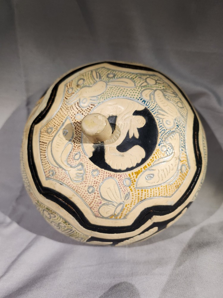 Beautiful hand painted Gourd