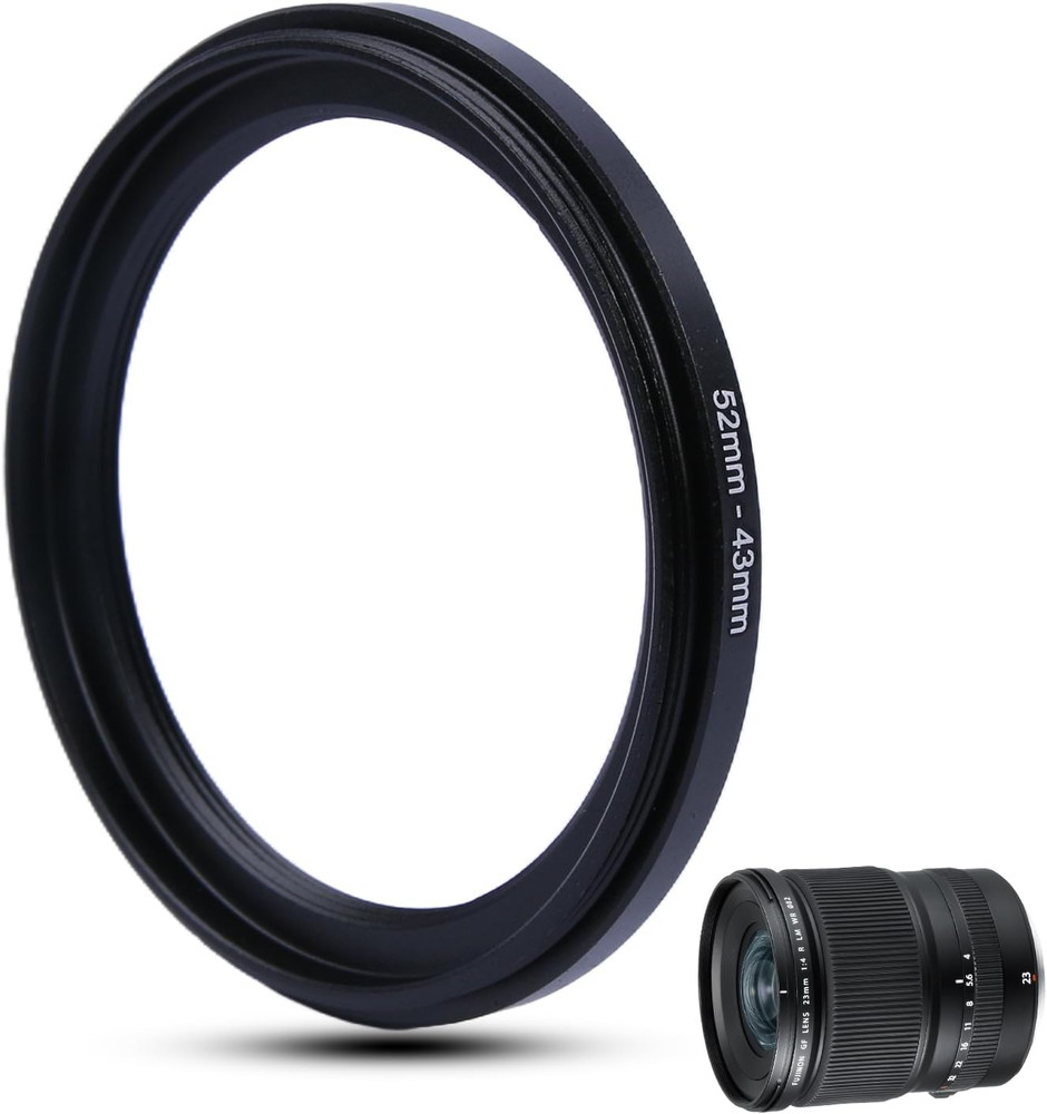 Metal Step down Ring Filter Adapter - 52Mm to 43Mm - Metal Ring Step down Rings
