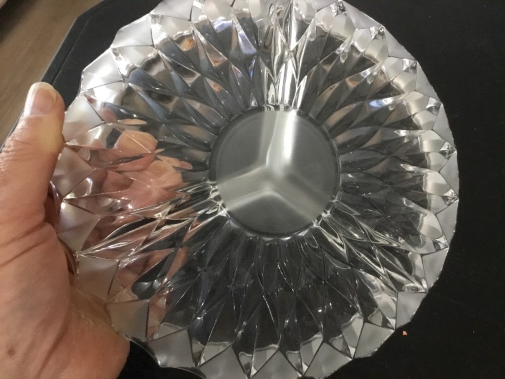 Glass 3 Divided Section Dish