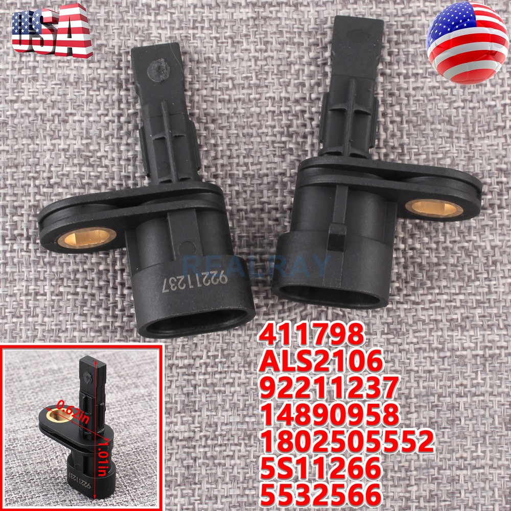 Premium ABS Wheel Speed Sensor Rear for GM Replace Equipment 92211237