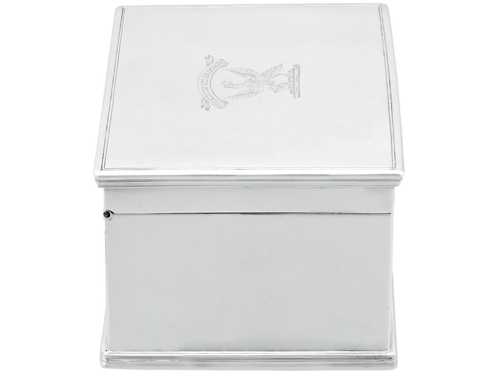 Antique George IV Sterling Silver Boxes