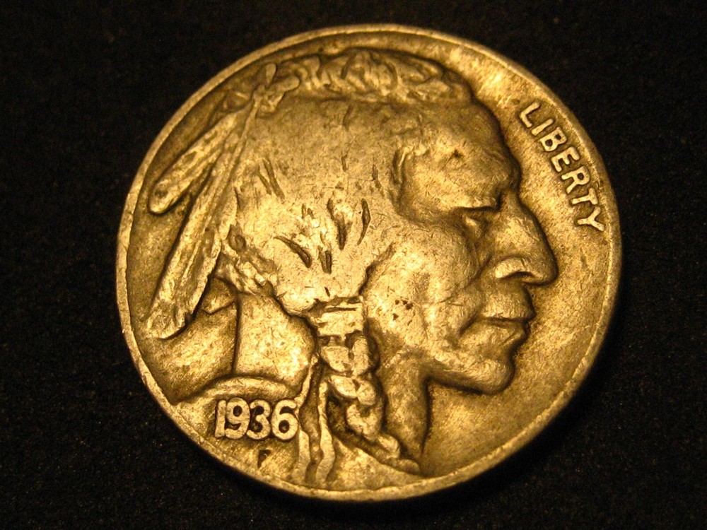 1936-P Buffalo Nickel XF