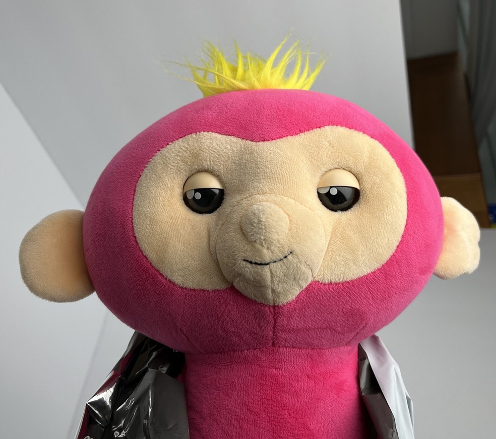 Fingerlings HUGS 16" Interactive Pink Bella Monkey Stuffed Plush TESTED & WORKS!