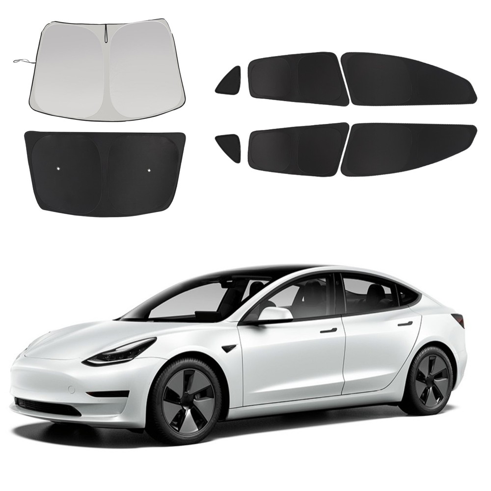 Side Windows Front Windshield Privacy Full Sunshade For Tesla Model 3 Highland
