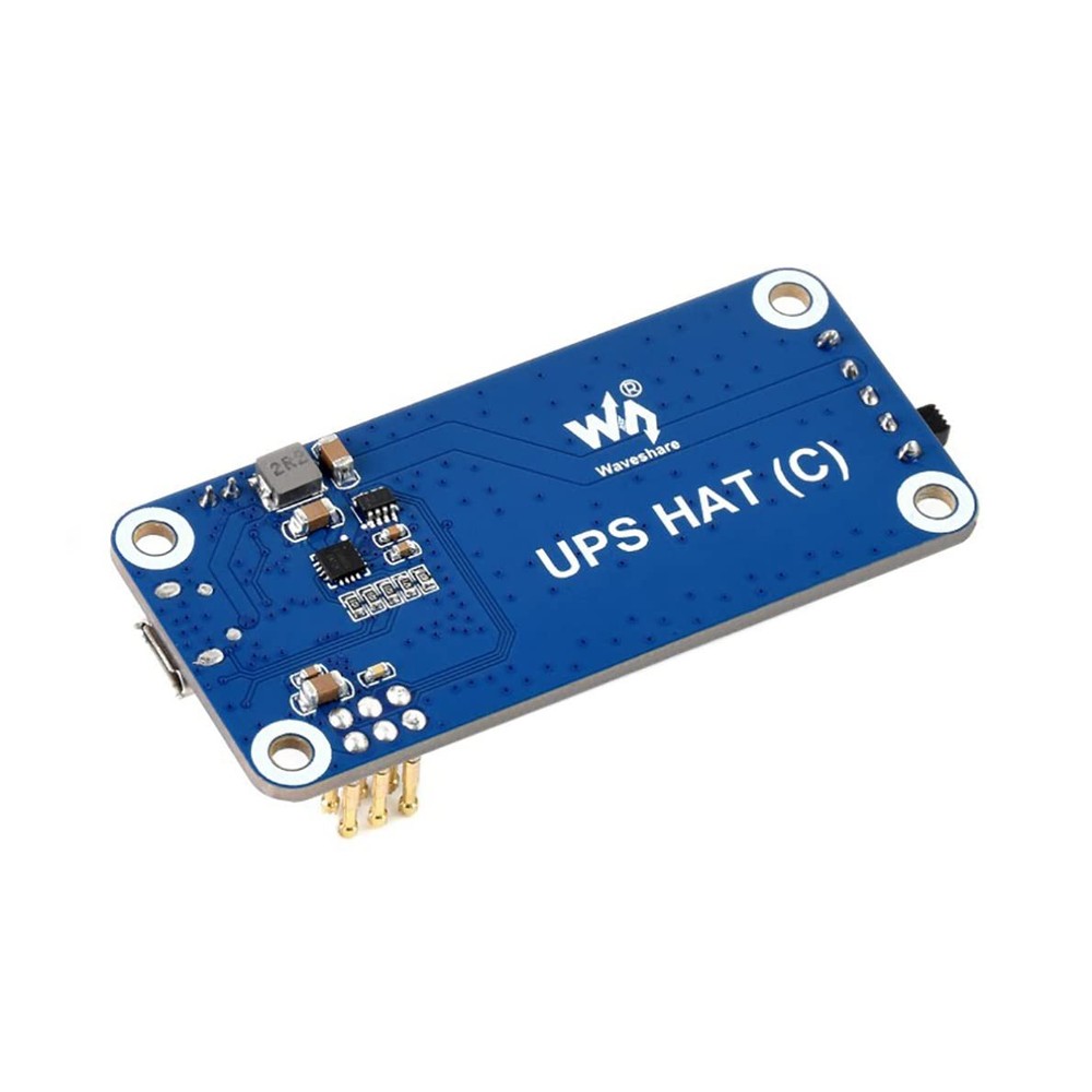UPS HAT C for Raspberry Pi Zero, 5V Uninterruptible Power, Pogo Pin, Module
