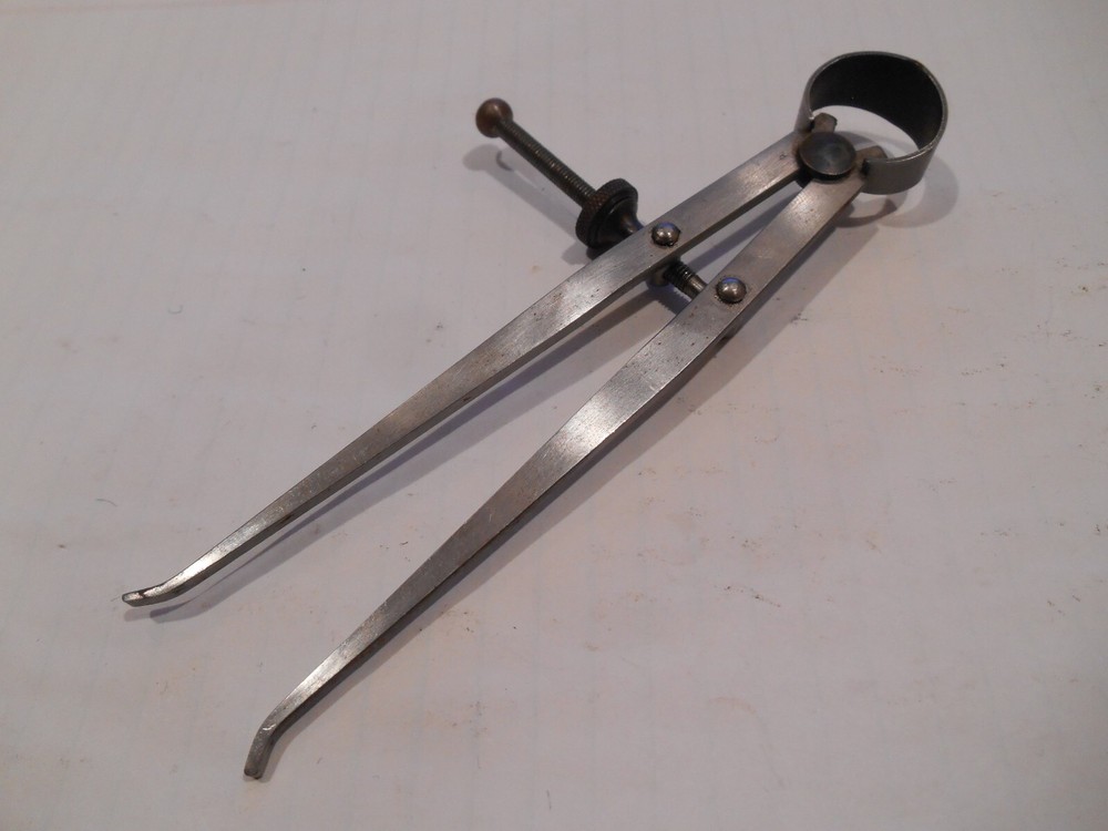 VINTAGE UNION TOOL CO. CALIPERS SPRING JOINT FLAT LEG INSIDE 5" MAX OPENING