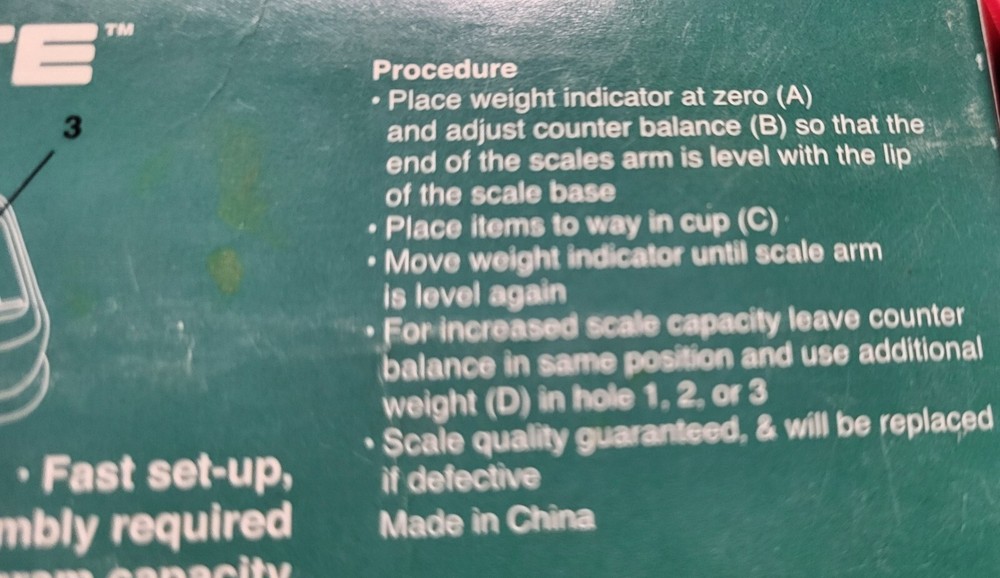 AKURATE Plastic Scale Four Gram Max Digital Scale Accuracy Ready Assembled USA