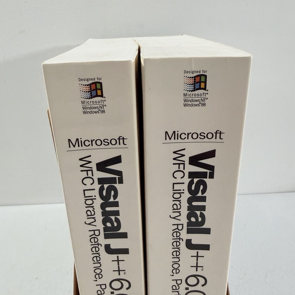 Microsoft Visual J++ 6.0 Reference Library 1998 Microsoft Press 2 Book Set