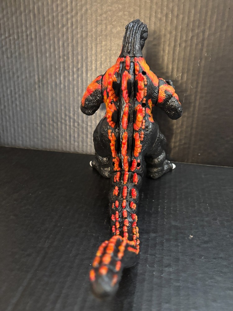 Trendmasters Godzilla 9"-10" 1994 Custom "BURNING GODZILLA" Figure (Restored).