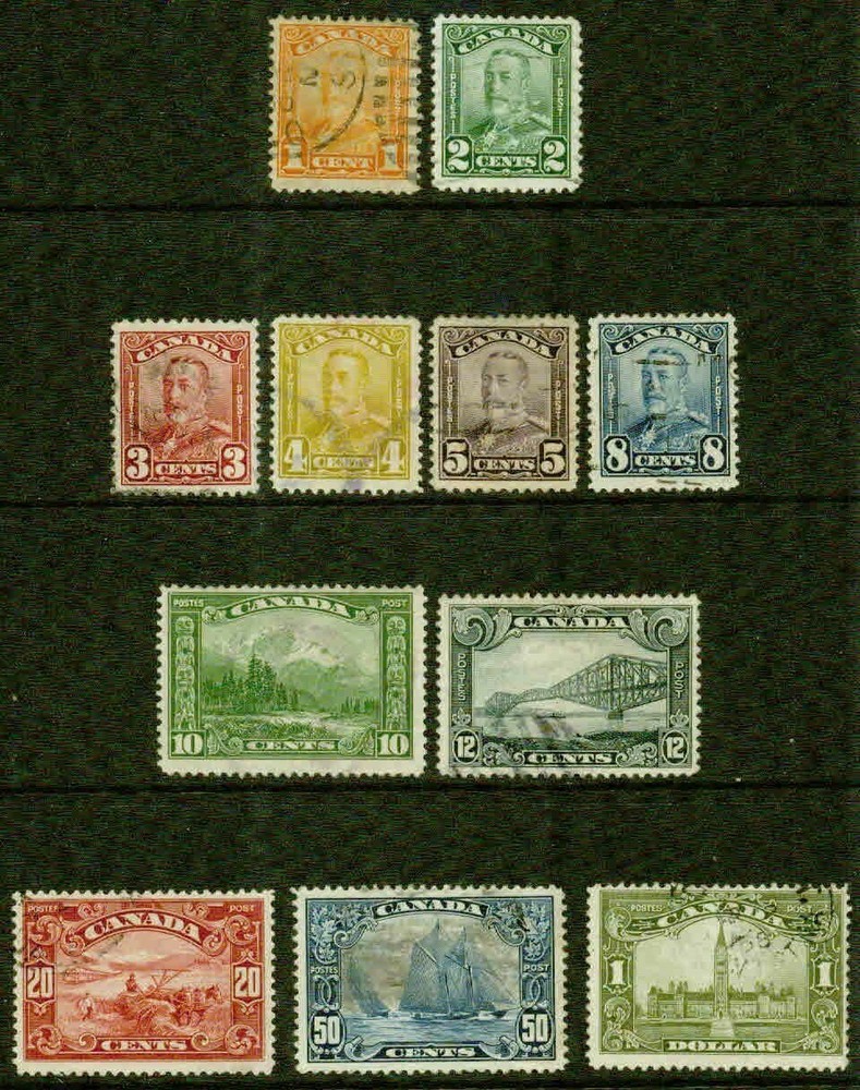 CANADA  1928-1929 - SCROLL ISSUE - F-VF°