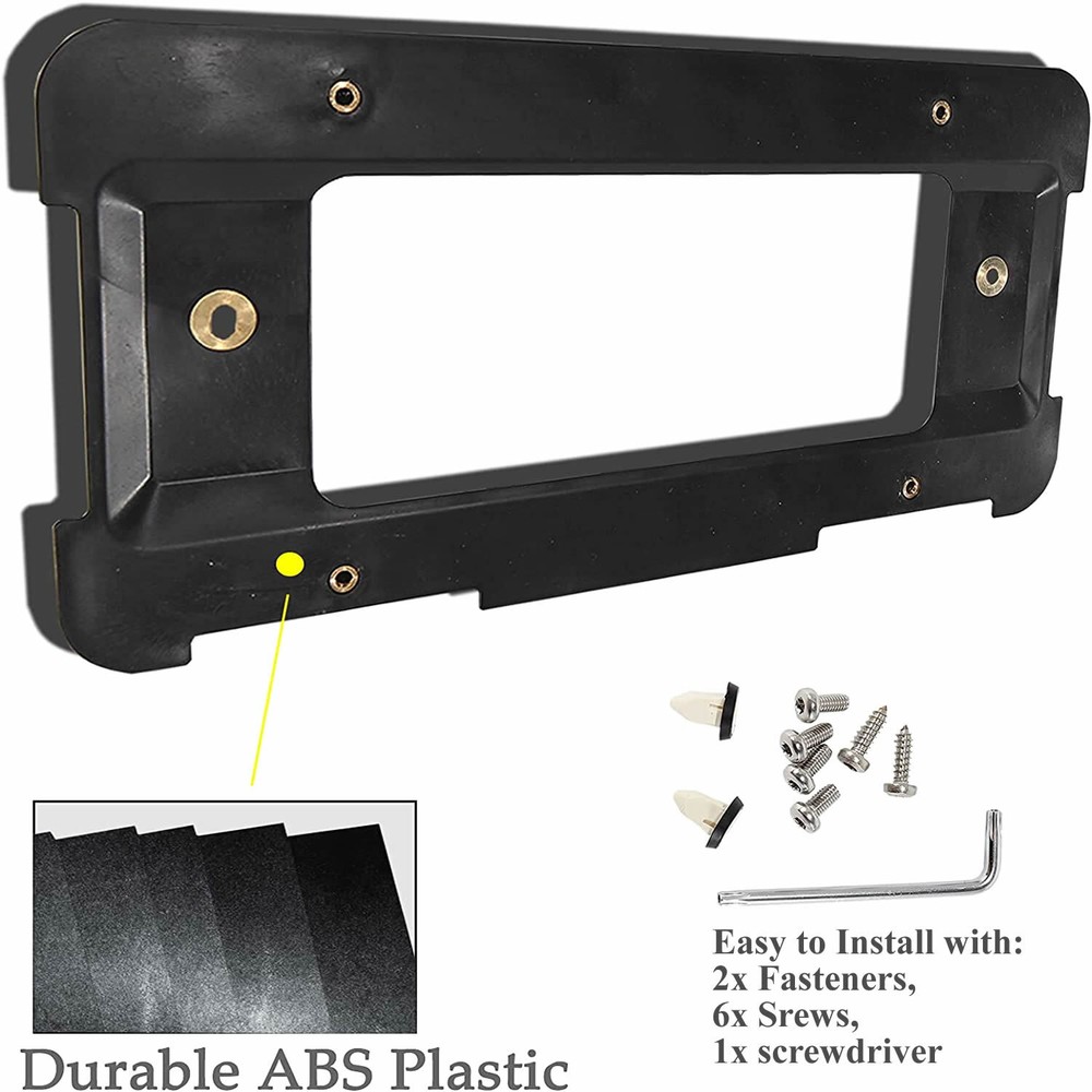 Rear License Plate Base Mount Bracket Frame Holder For BMW Replace 51187160607