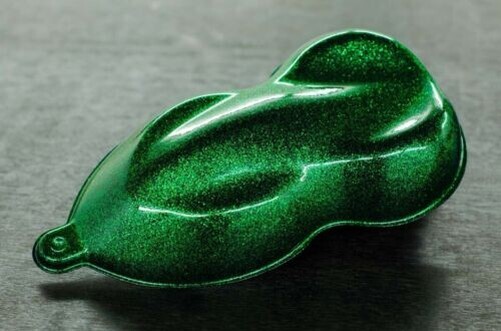 METAL FLAKE GLITTER - EMERALD GREEN