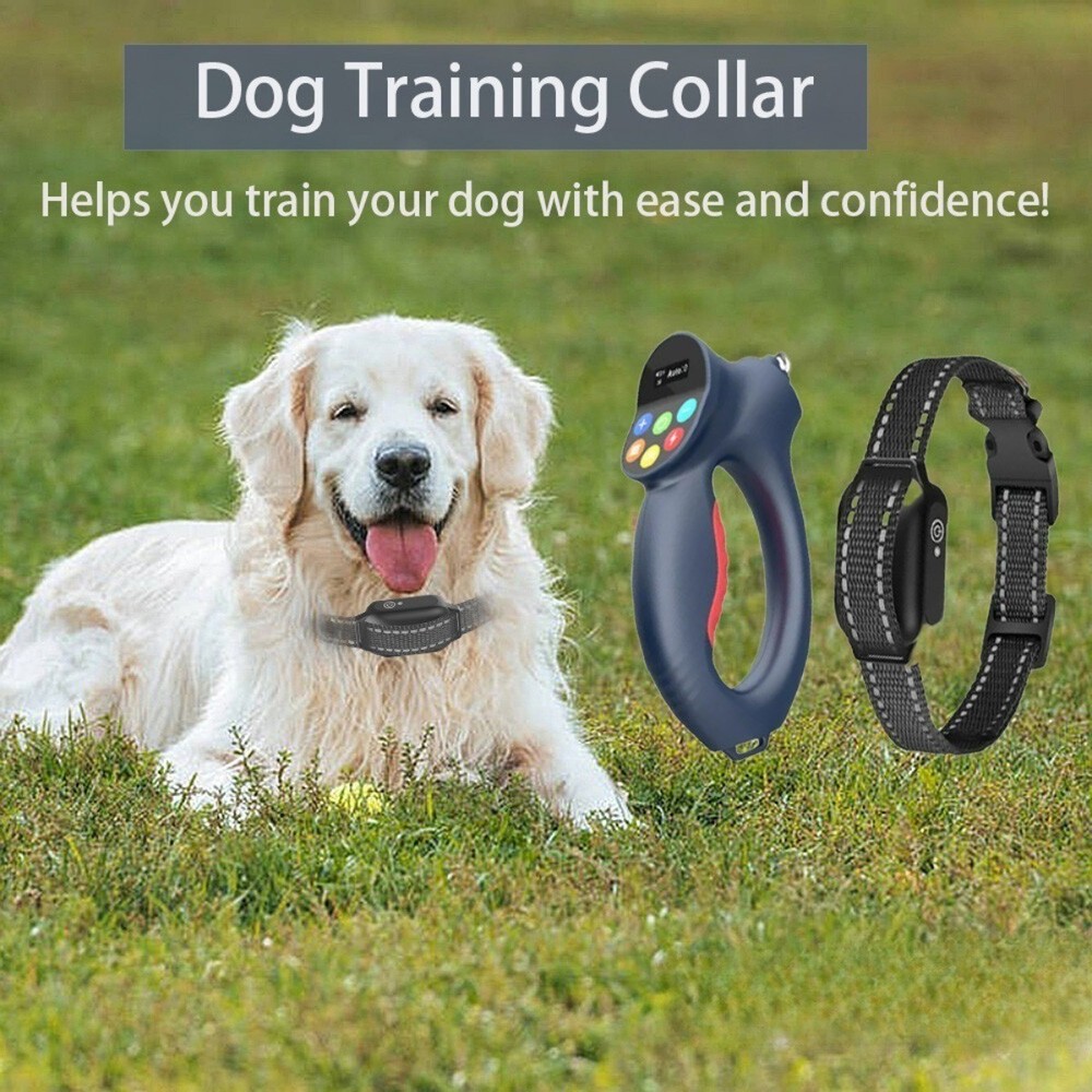 Shock Collar for Dogs No Bark E-Collar Remote Control 5-120lbs Training