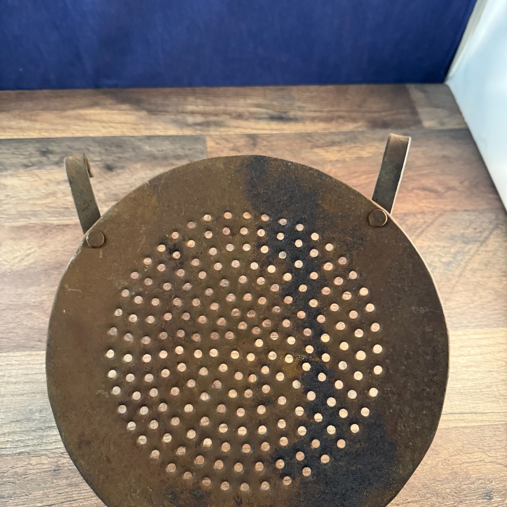 Iron Kitchenware Colander Strainer Cooking Server Sifter No handle 14"L 9"Dia