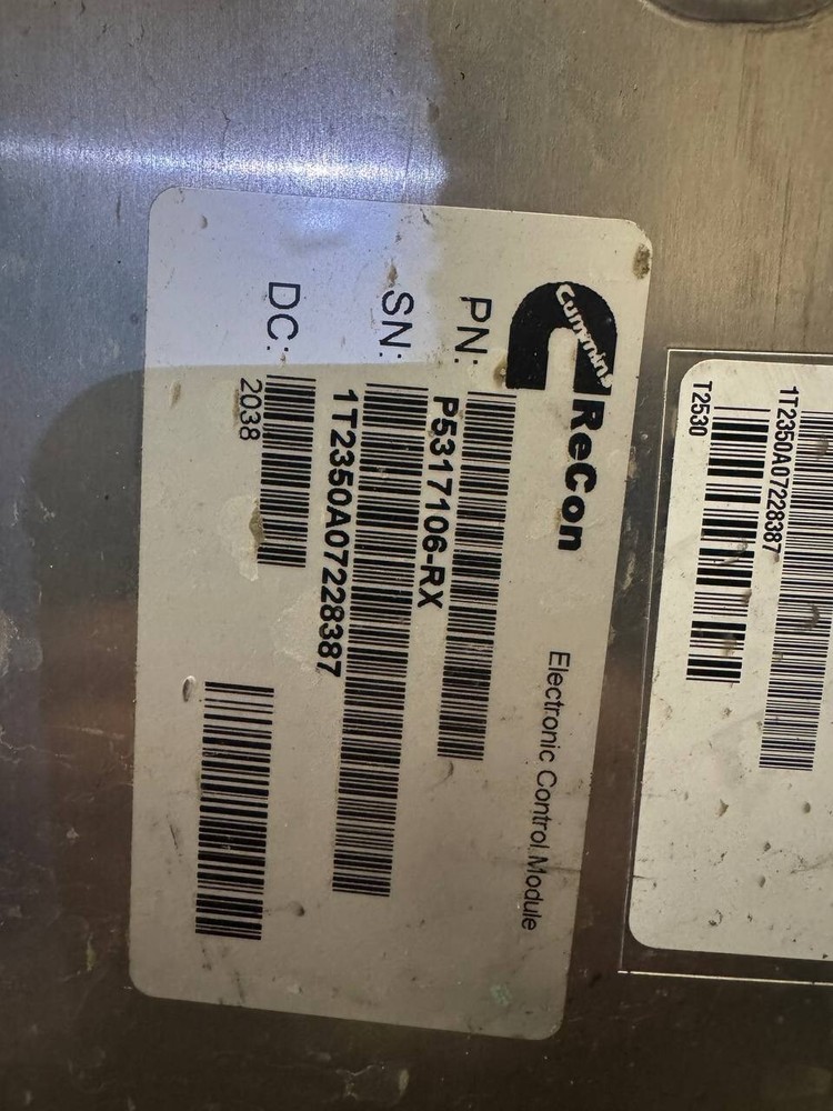 CUMMINS ISX15 ECM 5317106 ELECTRONIC CONTROL MODULE