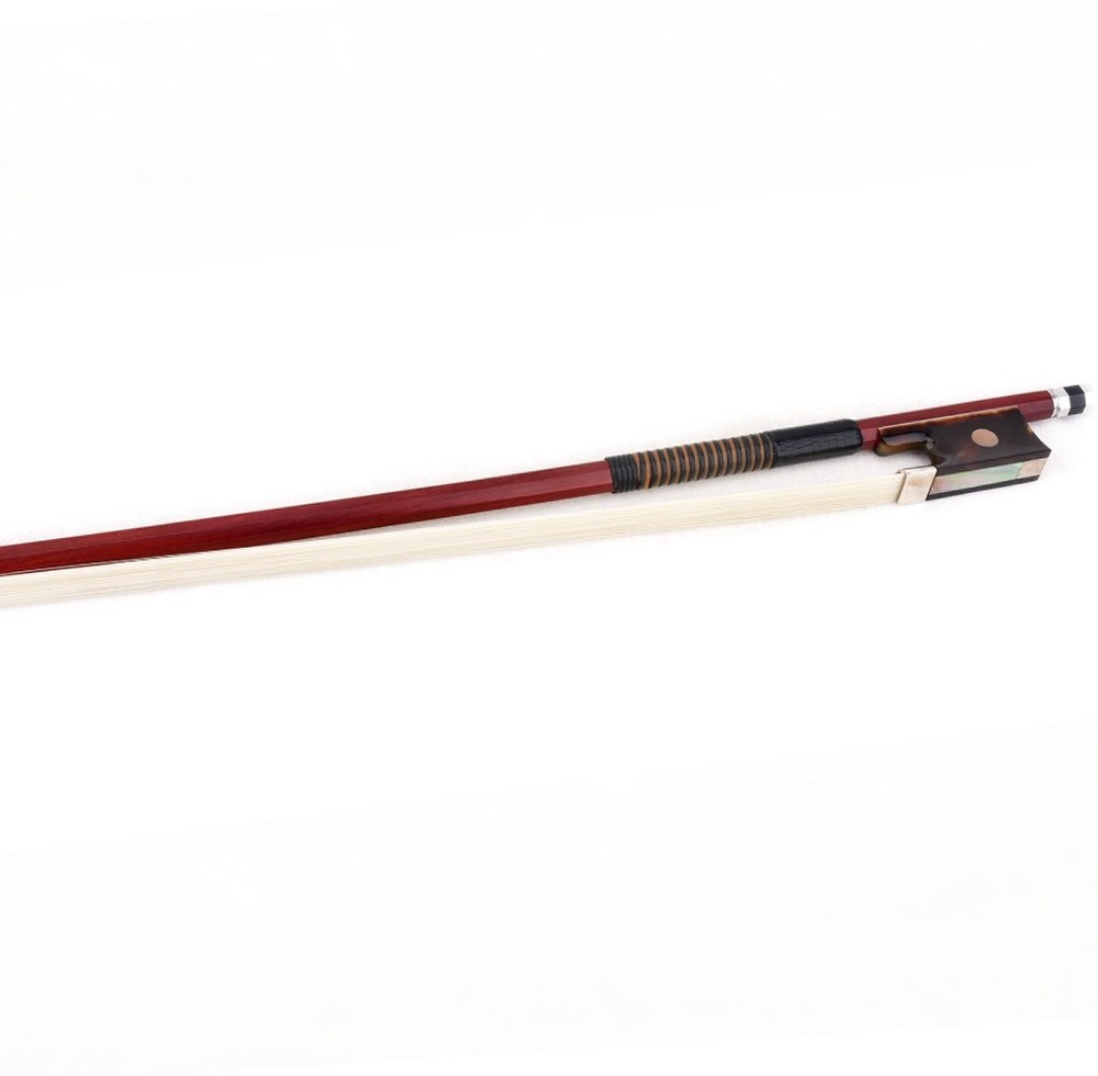 Pro Master Antique Pernambuco Octagonal Violin Bow 4/4 Value Big eye Frog Silver