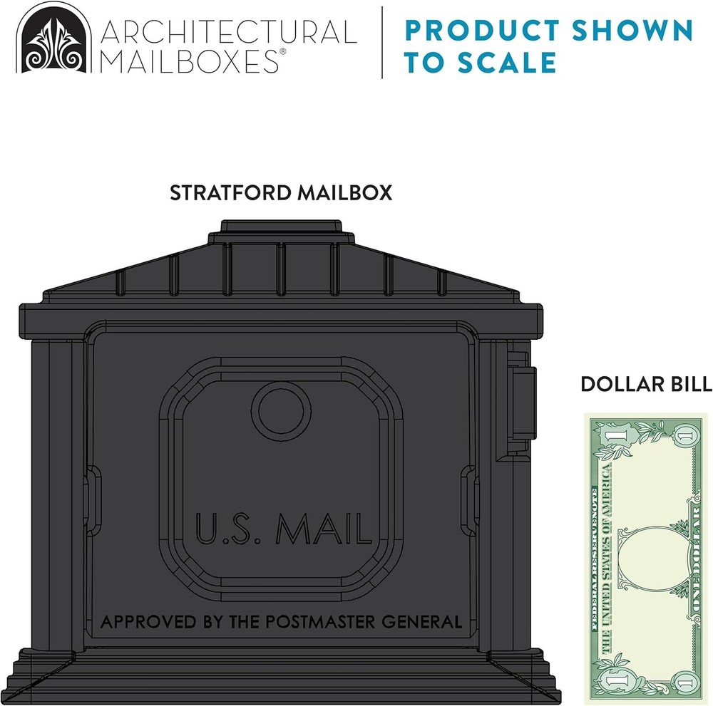 Architectural Mailboxes Stratford Plastic Mailbox
