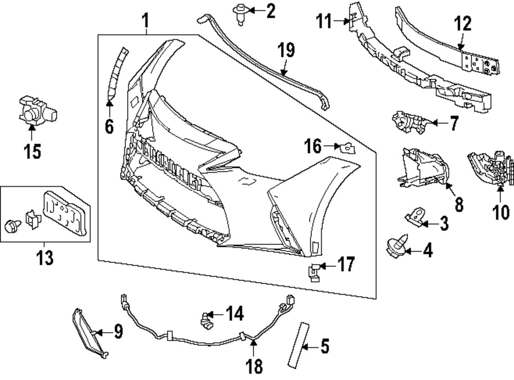 Genuine Lexus Harness 82114-53110