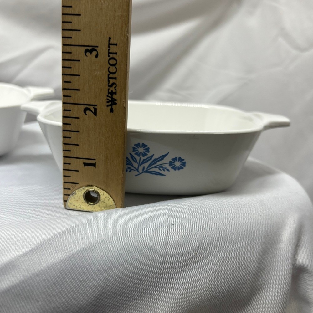 Corning Ware Petite Pan Blue Cornflower Square Baking Dish Set
