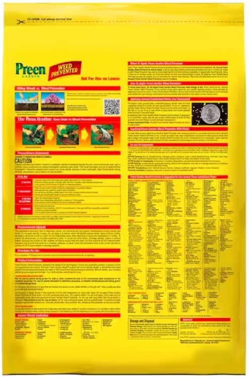 Preen Garden Weed Preventer, 31.3 lbs.