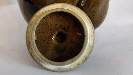 Handmade Stoneware Pottery Artistic Teapot Bamboo Design