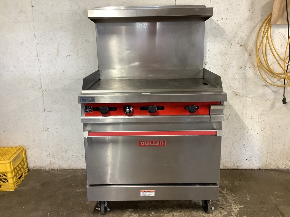 Griddle Range Vulcan 36XL 36" flattop Nat. Gas Tested