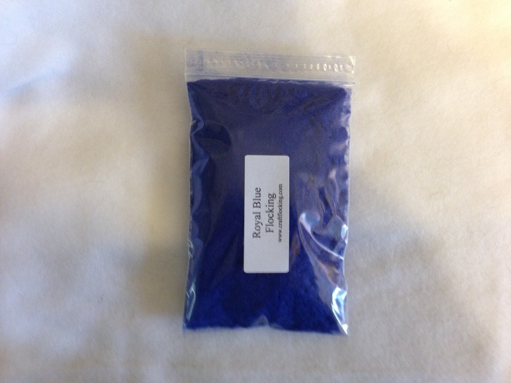 Royal Blue Flocking