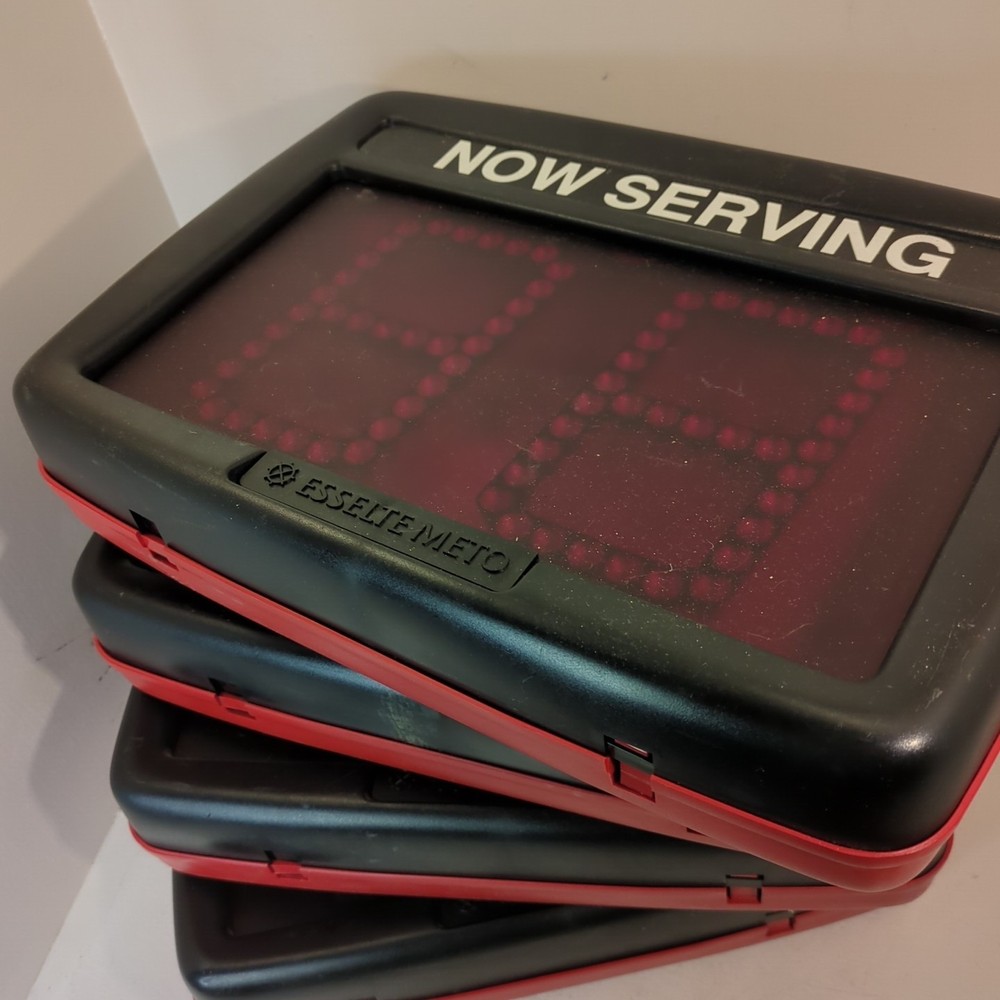 4 Esselte Mero Turn-o-matic 2 digit display Bundle Counters Untested