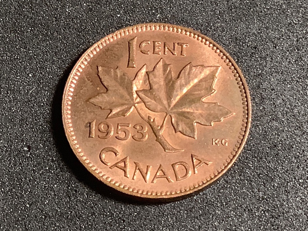 1953 Cent - No Shoulder Fold (NSF) High Grade