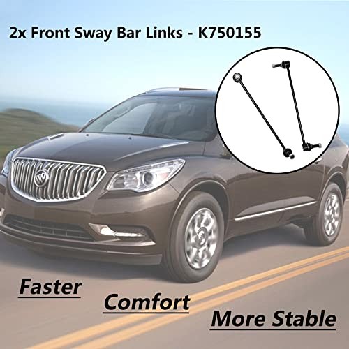 Front Sway Bar Stabilizer Links 2 Pcs｜Replacement For 2007-2017 Buick Enclave,