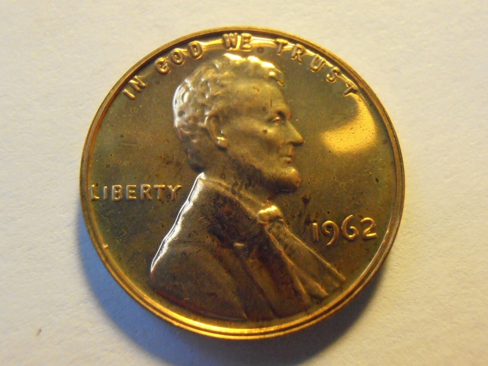 1962 Lincoln Cent - RED PROOF (62PF3)