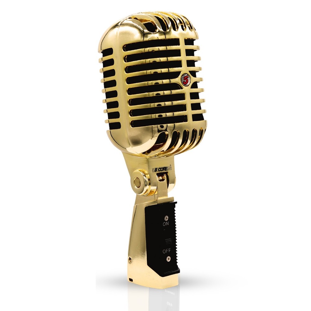 5 Core Retro Dynamic Vocal Iconic Microphone Vintage Classic Unidirectional Mic